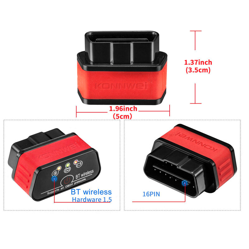 ELM327 OBD2 Car Scanner Bluetooth-compatible Elm327 V1.5 Car Diagnostic Tools Obd 2 Auto Scanner
