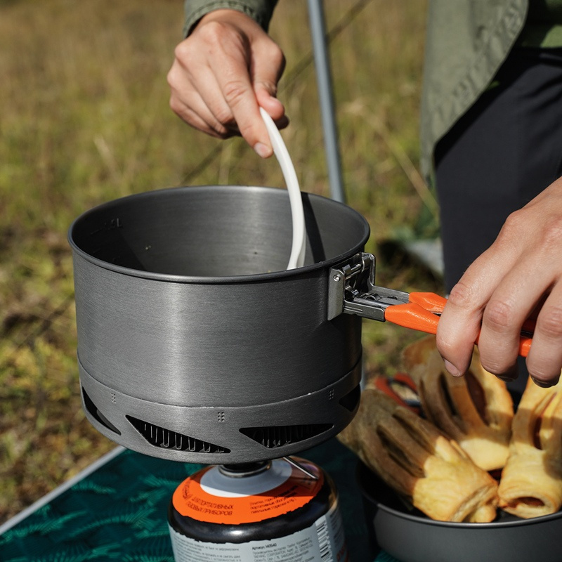 Camping Cookware Utensils Dishes Camp Cooking Set Hiking Heat Exchanger Pot Kettle FMC-FC2 Outdoor Tourism Tableware