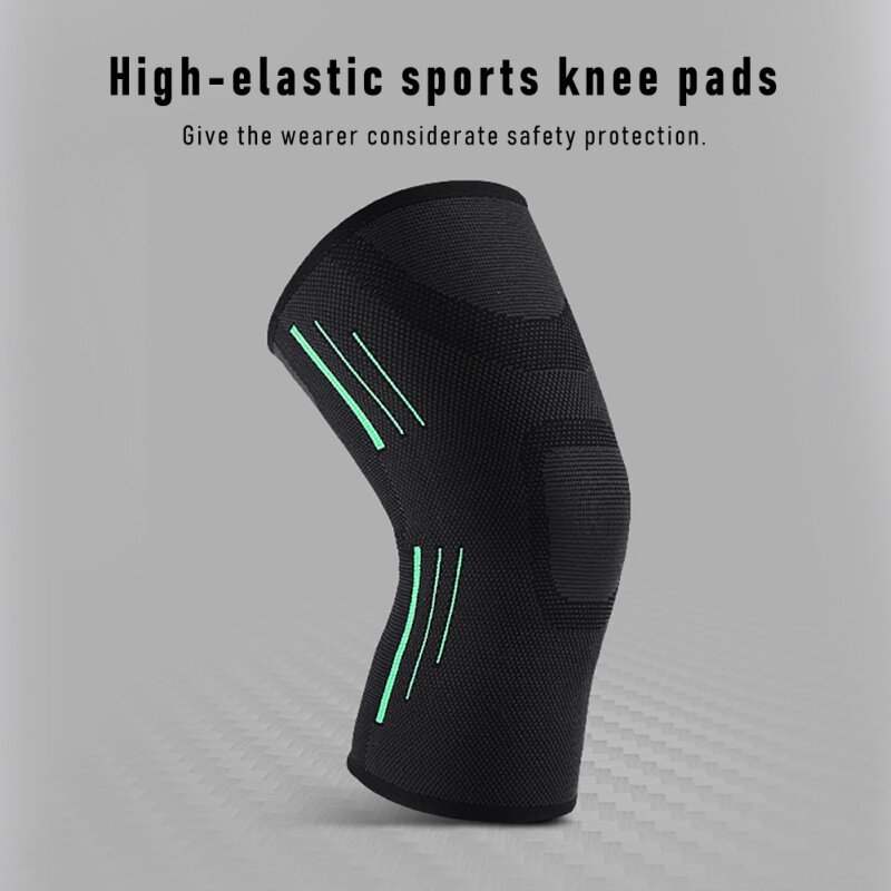 1 pc náilon elastic s joelheiras suporte de joelho respirável cinta correndo joelho protetor esporte