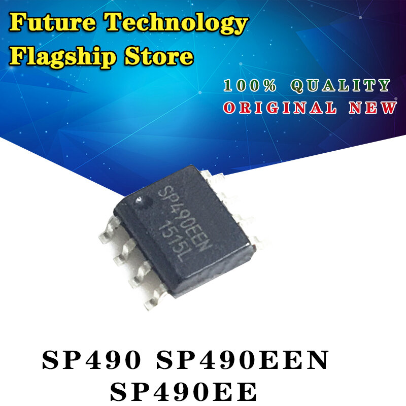 10 шт. новый оригинальный SP490 SP490EEN SP490EE SMD SOP8 новый оригинальный SIPEX