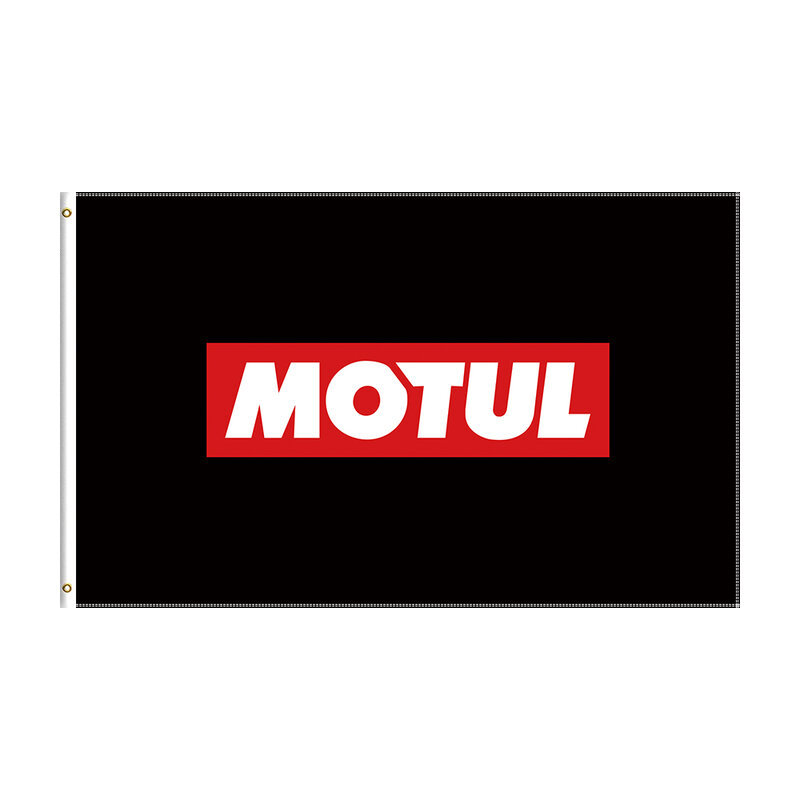 MOTULS-Bandera de poliéster estampada para coche de carreras, 90x150cm, para Decoración