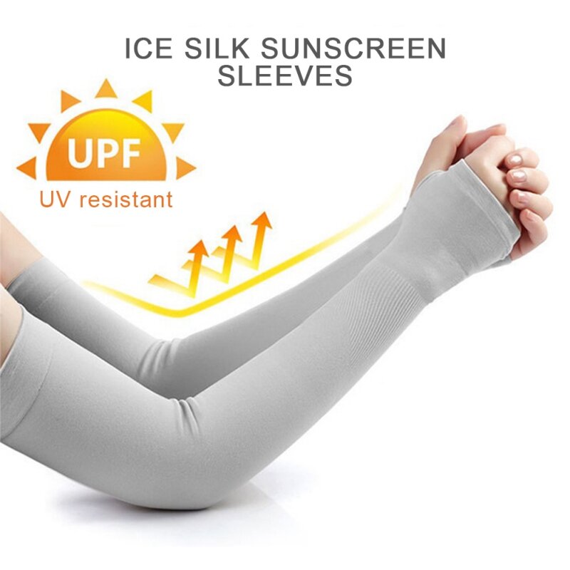 Calentadores de brazos deportivos para hombre, protección solar UV, goth, novedad