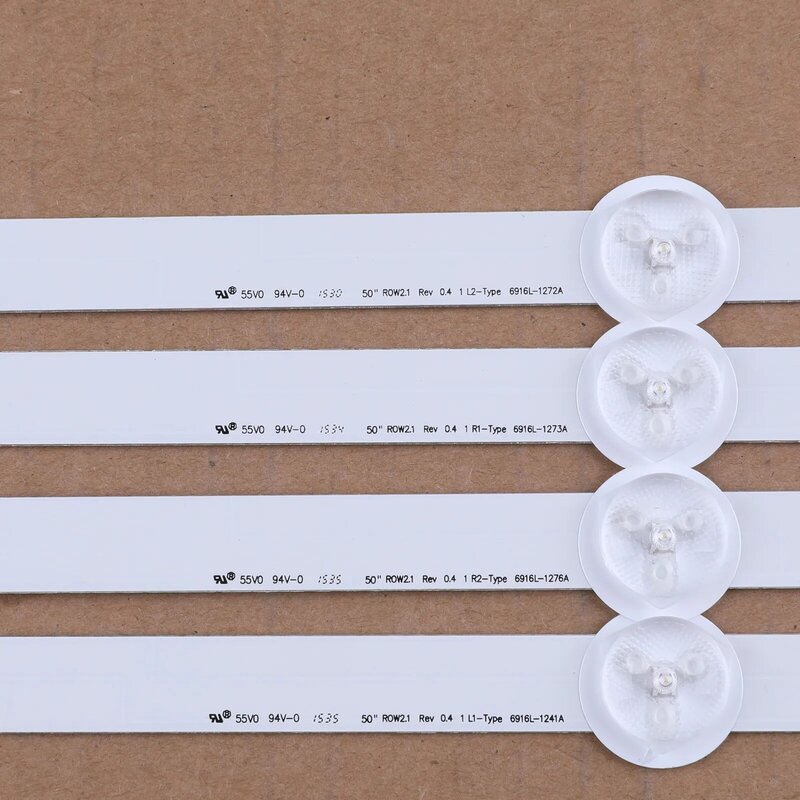 New Kit 12pcs LED Backlight strip For LG 50" TV 50LN5400 50LA620V 6916L-1276A 6916L-1273A 6916L-1272A 6916L-1241A 50LN577S