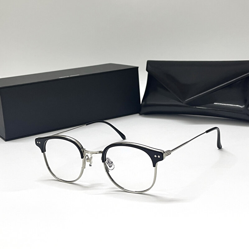 Korea Gentle Brand Alio Optische Ronde Brillen Frames Vrouwen Mannen Transparante Frames Monster Lezen Bijziendheid Bril