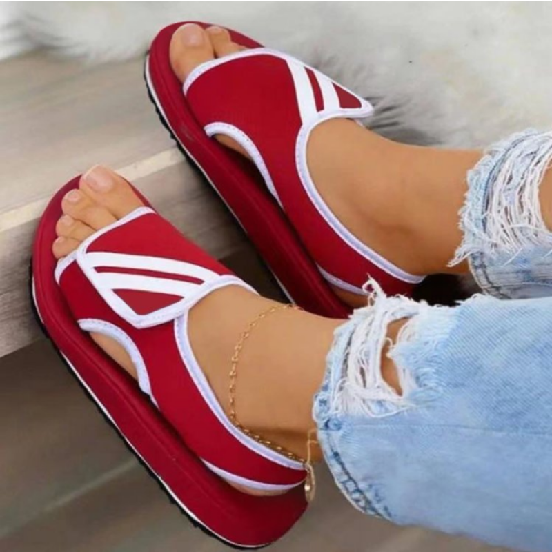 European and American Fish Mouth Sandals Ladies Sandals Wedge Beach Shoes Low Top Platform Pumps Open Toe Shoes Heels Women
