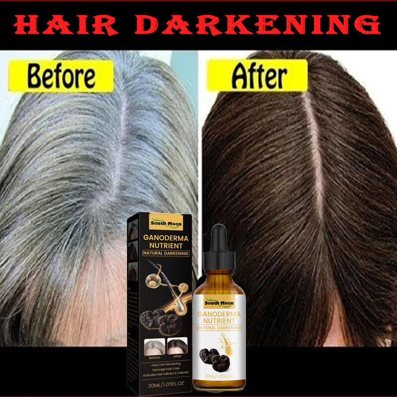 10 Stück grau weiß Haar behandlung Serum flüssig weiß bis schwarz natürliche Farbe Reparatur nähren Produkt Anti-Verlust-Haarpflege Männer Frauen