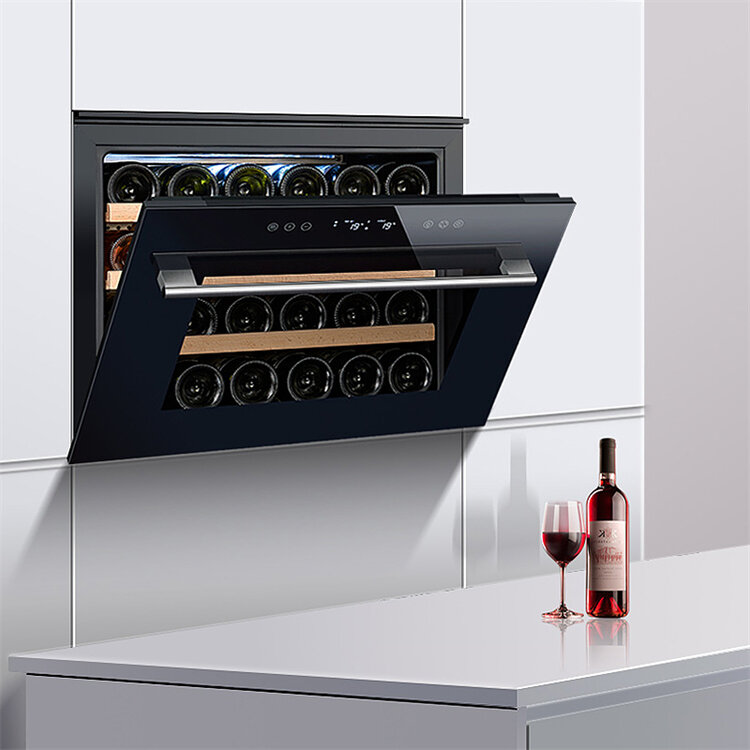 Vinho refrigeratorwine chillerstainless steelbottle refrigerador friggewine construído inhang na parede vinho chiller