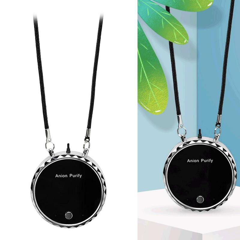 Wearable Air Purifier Personal Air Purifier, Necklace Around The Neck, Travel Size Negative Ion Generator, Remove Smoke Smell