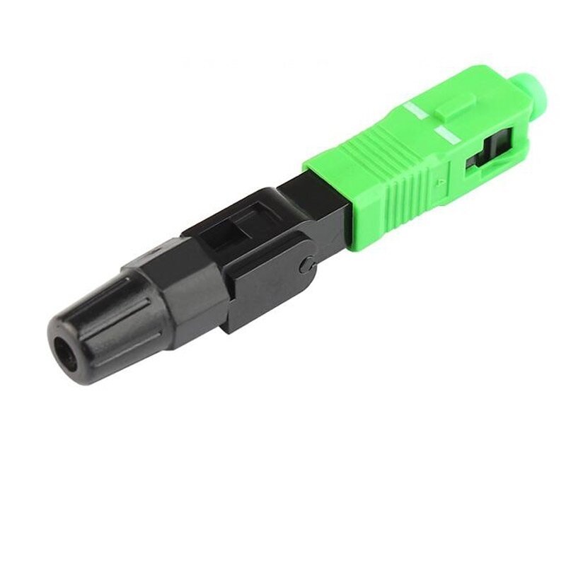 Frete grátis ftth esc250d sc apc e sc upc único-modo de fibra óptica rápida conector ftth sm óptica conector rápido