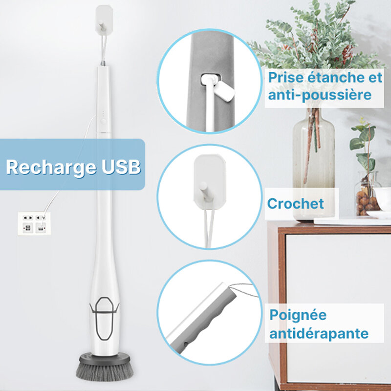 XiaoMi Drahtlose Elektrische Reinigung Pinsel für Home Küche Goodpapa Dreh Spin Wäscher Wiederaufladbare Haushalts Reiniger Werkzeuge