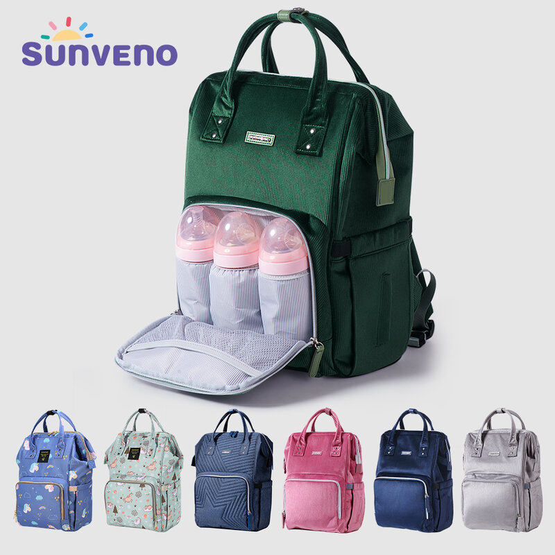 Sunveno borsa per pannolini originale borse per bambini da viaggio mamma zaino Organizer borsa per maternità per pannolini madre bambini