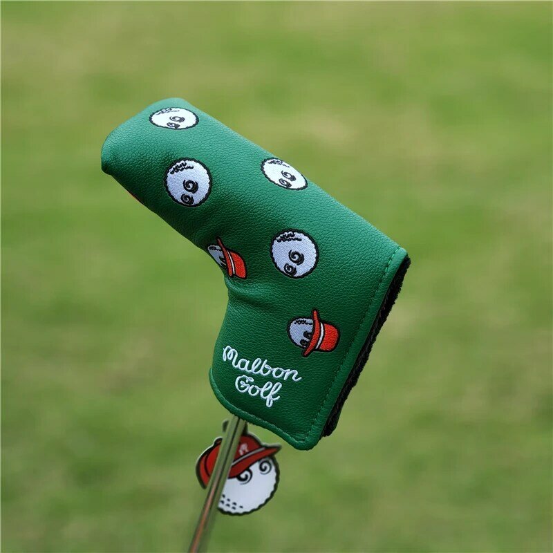 Alta qualidade esportes ao ar livre golfe cabeça de ferro com proteção de pelúcia clube de golfe motorista cobre putter