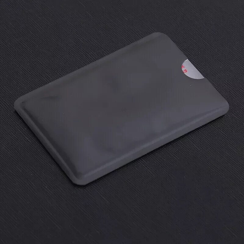 20 sztuk Anti Scan karty ochraniacz na palce IC banku na kartę kredytowa, dowód osobisty karty pokrowiec ochronny folia uchwyt na skanowania RFID z długim rękawem