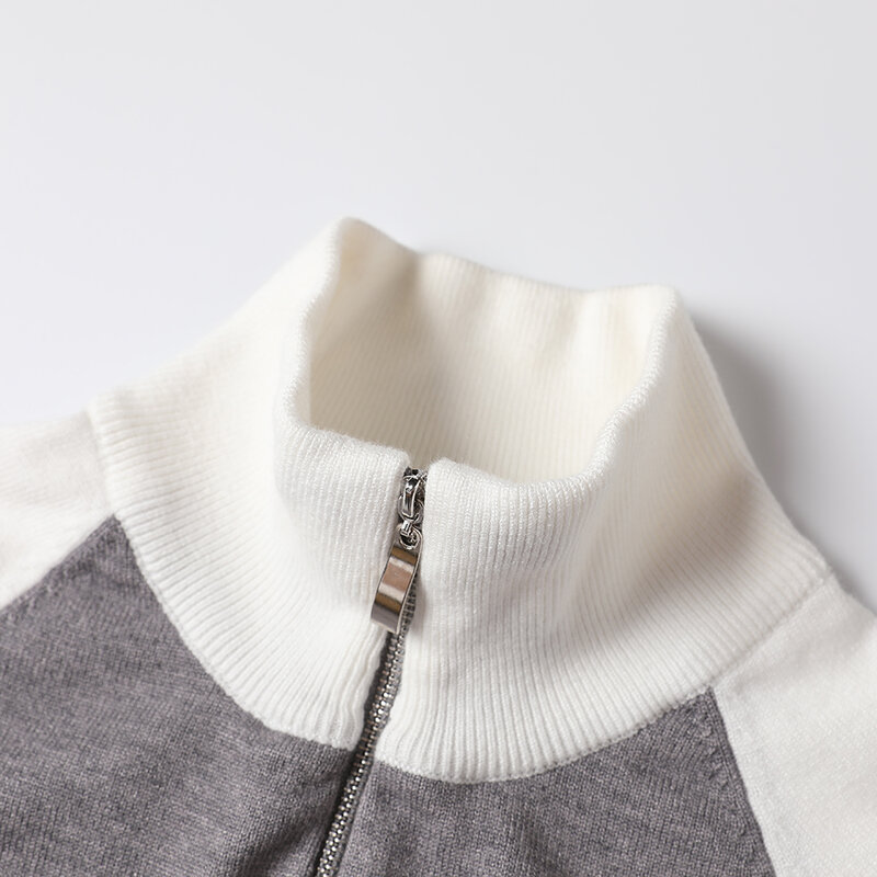 Suéter de Golf ajustado para mujer, ropa deportiva de ocio, cuello con cremallera, camisa de tenis, tejido de punto, otoño e invierno, 2022