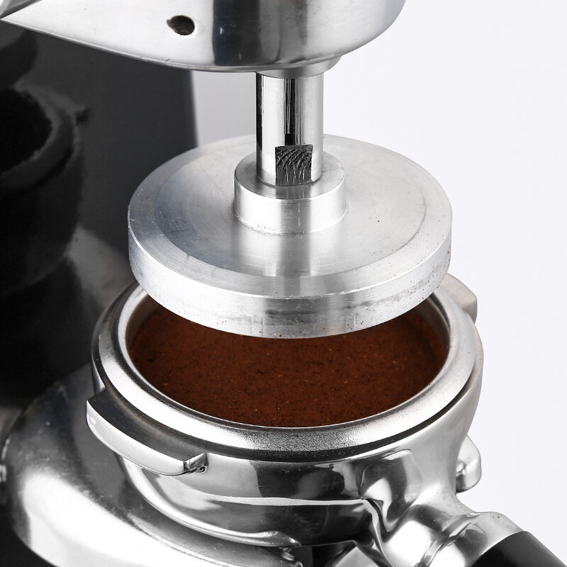 Presse à café à pression constante, 57.5mm/58mm, en acier inoxydable, marteau pour poudre