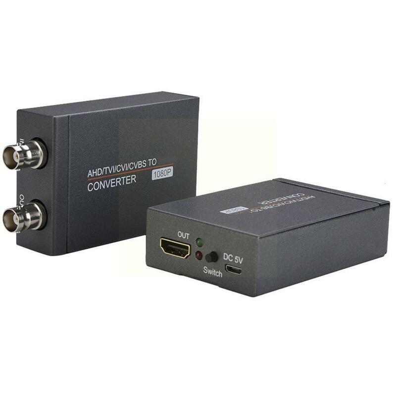 Convertidor de señal Ahd Tvi Cvi Cvbs a 1080p para cámara Cctv, convertidor de probador, W4y5