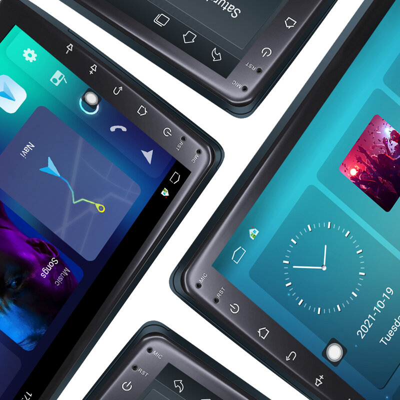 Autoradio Android, Carplay, QLED, BT, Navigation GPS, sans fil, système multimédia pour voiture Nissan Terrano (2014 – 2020)