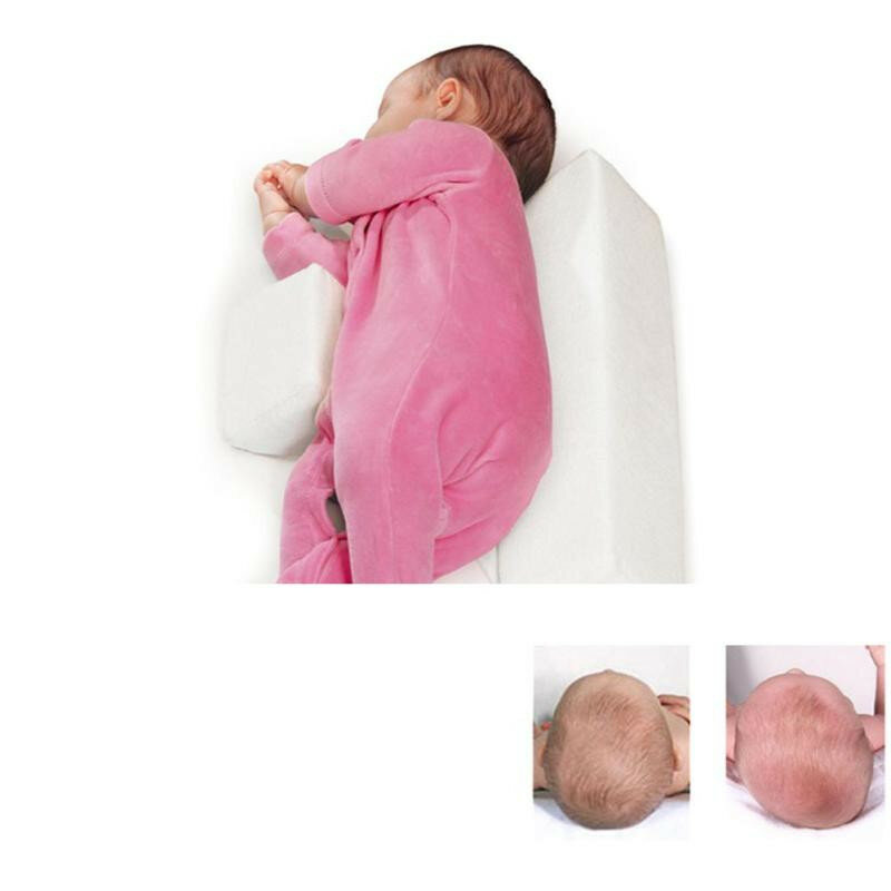Oreiller modelant pour nouveau-né, anti-renversement, aide au positionnement de l'enfant, forme triangulaire pour bébés de 0 à 6 mois