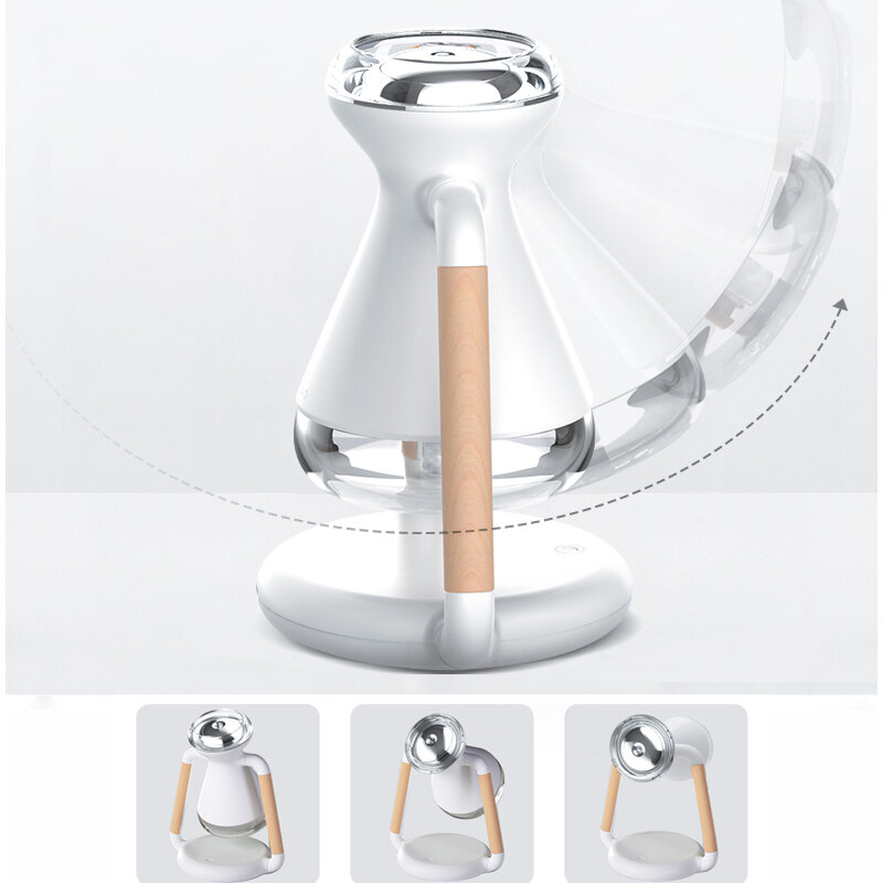 Aroma Air Diffuser โทรศัพท์มือถือไร้สายชาร์จ Ultrasonic Humidifier น้ำมันหอมระเหยน้ำมันหอมระเหย Cool Mist Maker