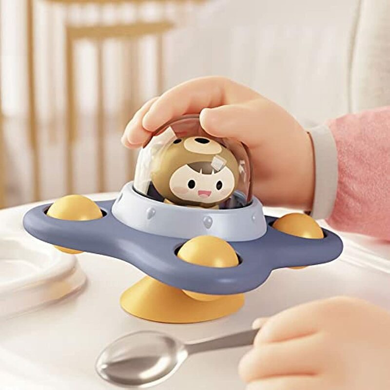 Игрушка на присоске, мультяшный Спиннер на палец, игрушки, милый Спиннер на присоске для купания, креативный гироскоп для раннего развития, подарки для детей