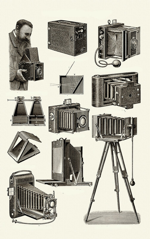 11 pçs vintage preto e branco câmera scrapbook adesivos junkjournal criativo mão scrapbook adesivos decorativos feliz projeto
