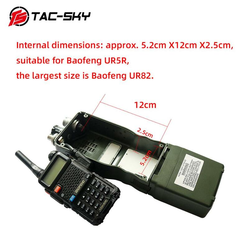 TS TAC-SKY Tactical Headset PTT 6 Pin U94 PTT+AN/PRC152 152A Military Radio Walkie Talkie Model Harris Virtual Chassis Dummy