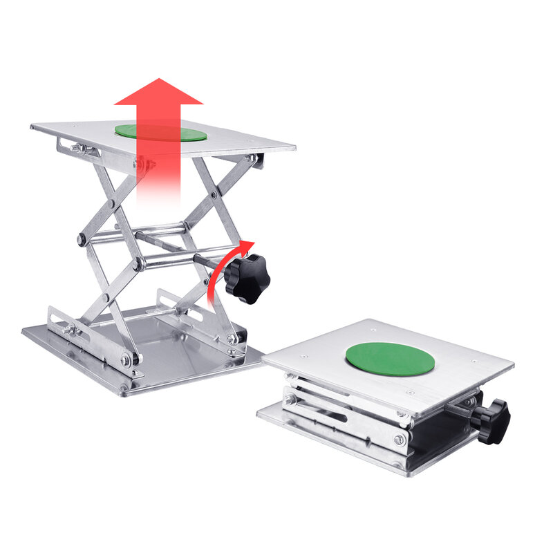 Mini piattaforme di sollevamento da laboratorio in acciaio inossidabile strumento da laboratorio supporto verticale Rack Kit di sollevamento da laboratorio apparecchio di supporto per la regolazione dell'altezza