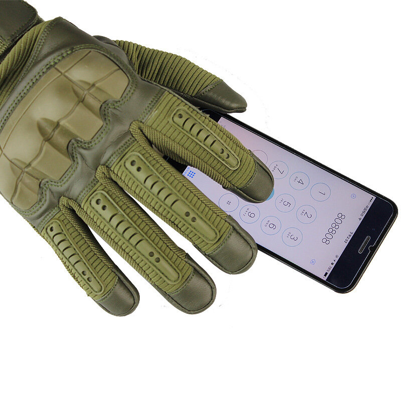 Gants tactiques d'extérieur à écran tactile, doigt complet, pour sport, randonnée, cyclisme, moto militaire, gants de chasse pour hommes