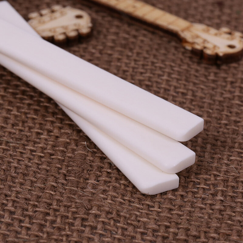 Duurzame Nuttige 100% Gloednieuwe Hoge Kwaliteit Gitaarmoer Real Bone White Bone Bridge Klassiek Gitaarzadel