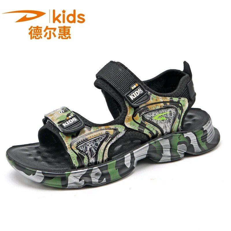Verão crianças sandálias meninos respirável sandálias macio e confortável das crianças sapatos de praia ao ar livre crianças sandália leve