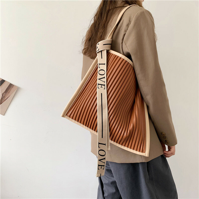 Moda bolsas plissadas bolsas femininas bolsas de ombro bolso marca designer grandes sacos saco um principal novo quadrado bolsas de mão luxo sacos