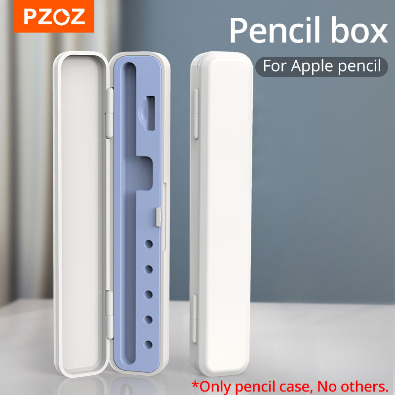PZOZ-Caixa de armazenamento para Apple Pencil, suporte portátil, capa dura, estojo para Airpods, acessórios Apple Pencil