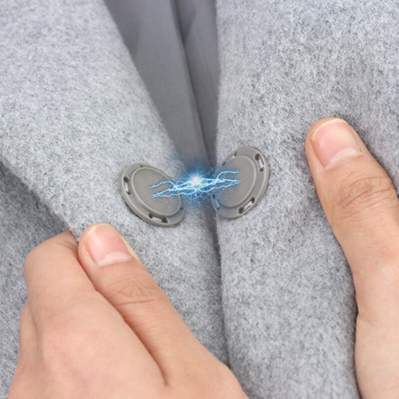10 par de botões de costura roupas fivela escondida invisível ímã botão capa deslizamento antiderrapante fivela artesanal diy decoração de roupas