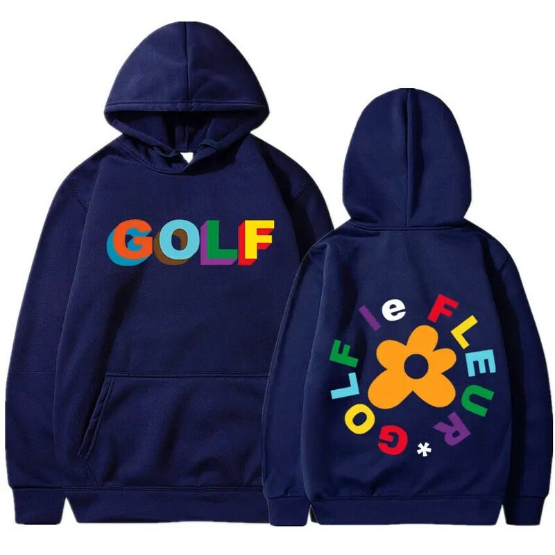 Golfe wang le fleur flor voto igor tyler o criador skate hoodie masculino casual hip hop sweatshirts dupla face impressão pulôver