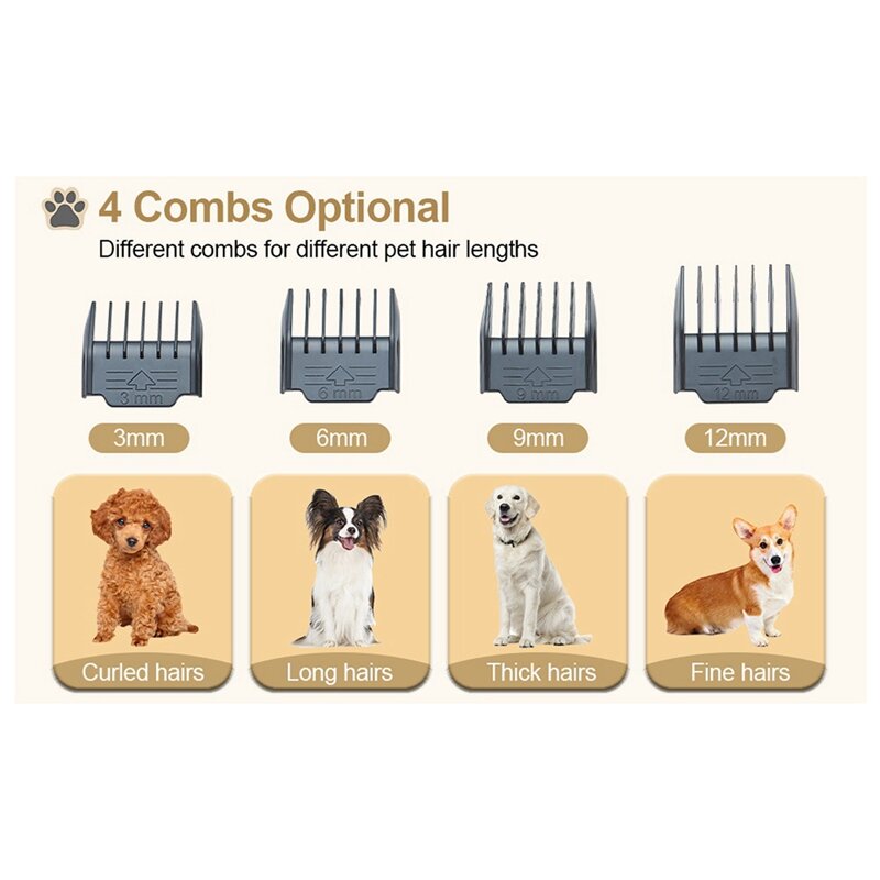 Pet shaver conjunto multi-funcional carregamento clipper cão gato armadura moedor de barbear pé faca de cabelo fader