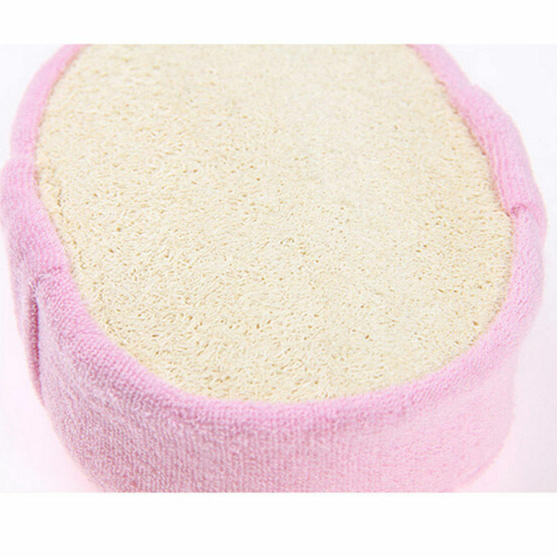 Loofah luffa esponja rosto corpo banho chuveiro spa corpo eficaz esfoliador purificador almofada 1pcs