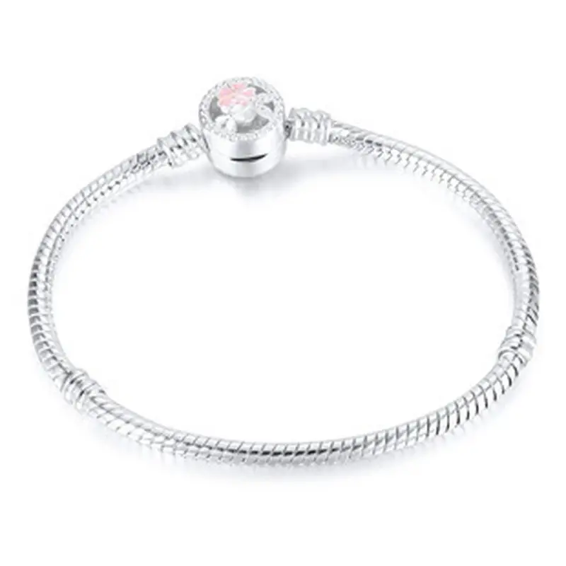 Nuovi gioielli fai da te alti che fanno regali di qualità catena serpente braccialetto Pandora Fine 925 Fit braccialetto di fascino autentico europeo per le donne