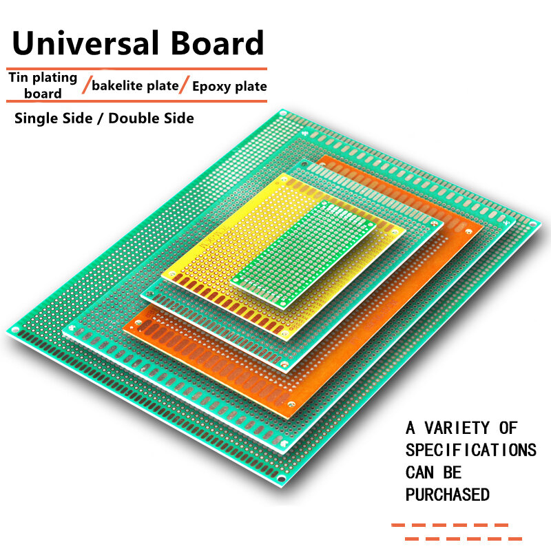 1PCS 5*7/8*12/9*15/15*20 Single-sided PCB DIY universal circuit board