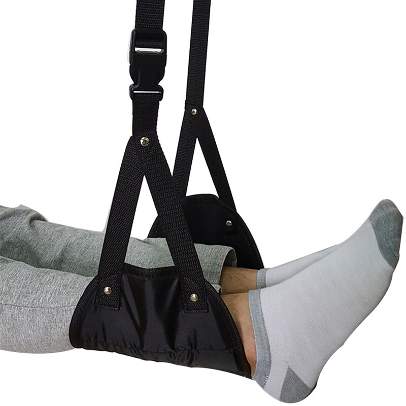Travesseiro de espuma ajustável para alívio da dor, apoio para os pés, portátil, dobrável, para viagem, avião, escritório