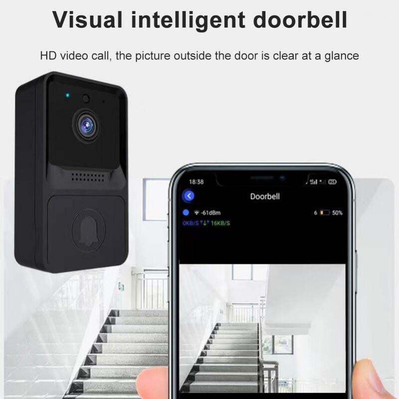 WF012-12D WiFi สมาร์ทหน้าแรกยินดีต้อนรับ Doorbell อัจฉริยะ Wireless Doorbell กันน้ำสมาร์ทกระดิ่งกระดิ่งกระดิ่ง Aiwit APP