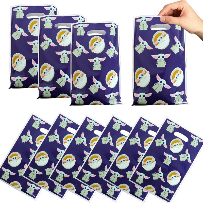 Bolsa de regalo de cumpleaños de princesa de Frozen, decoración de Encanto, Mirabel, Minnie Mouse, suministros de fiesta, bolsas de botín de dulces de Navidad, 10-50 piezas
