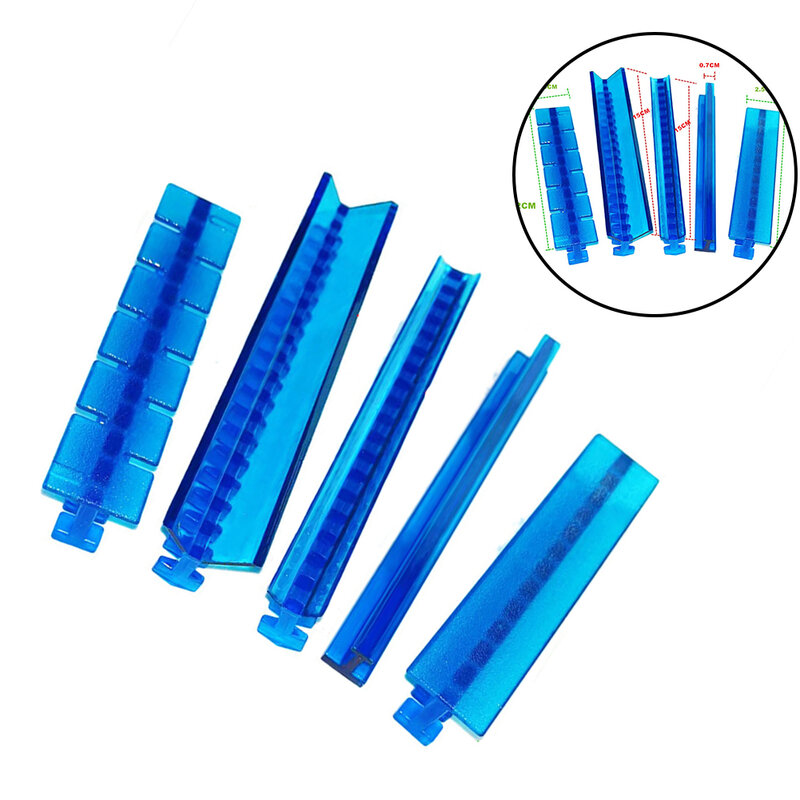 10pcs Car Blue Glue Tabs Kit di strumenti per la riparazione di ammaccature senza vernice tirando le linguette strumento per la rimozione delle ammaccature del corpo Auto