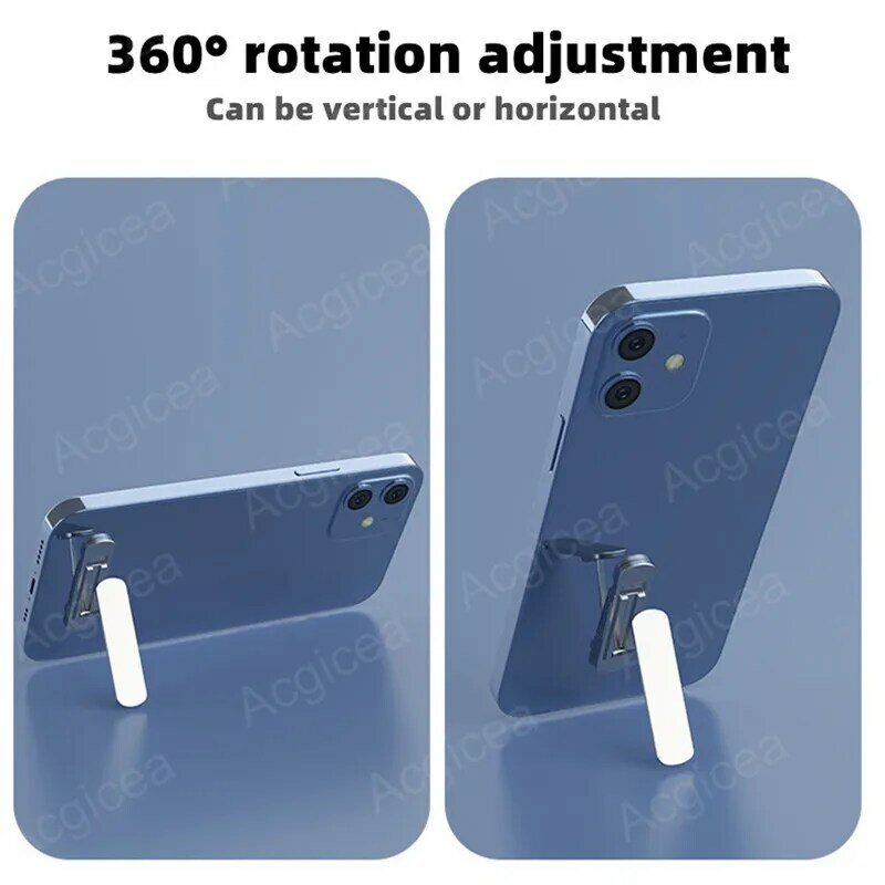 Mini Aluminum Desk Phone Holder Adjustable Folding Phone Stand For iPhone 11 Xiaomi Samsung Universal Portable Cellphones Holder