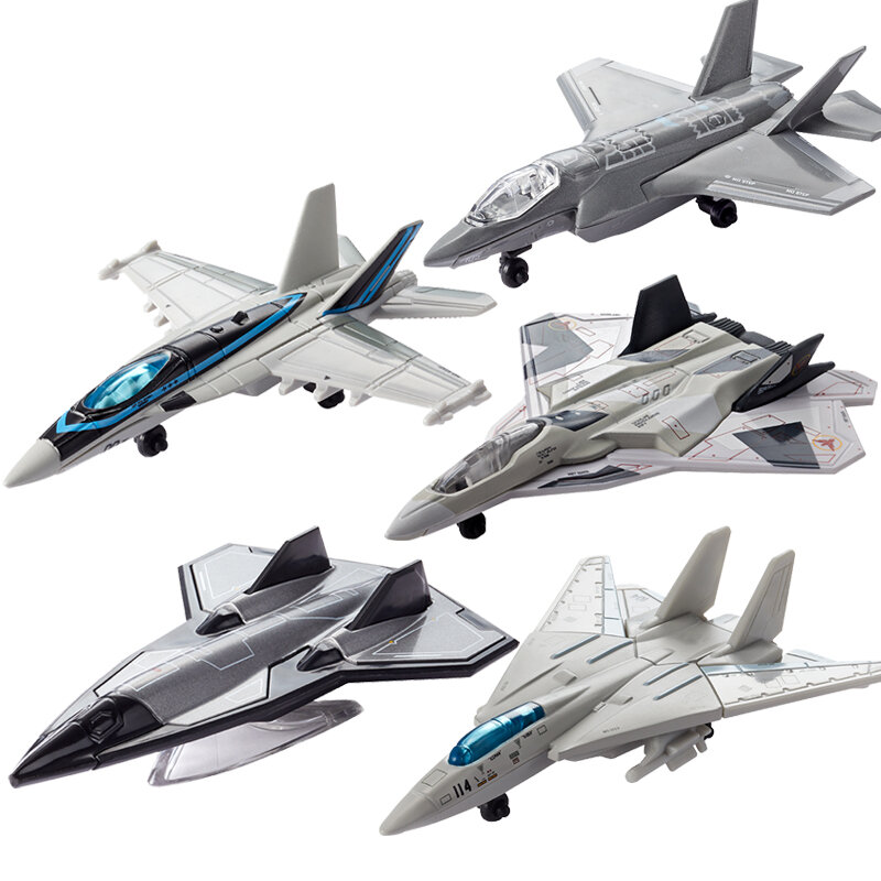 Matchbox-figuras de acción de TopGun Maverick, F-14, Tomcat, Darkstar, P-15, Mustang, Boeing, F-18, Super Hornet Hero, modelo de aleación, aviones de juguete