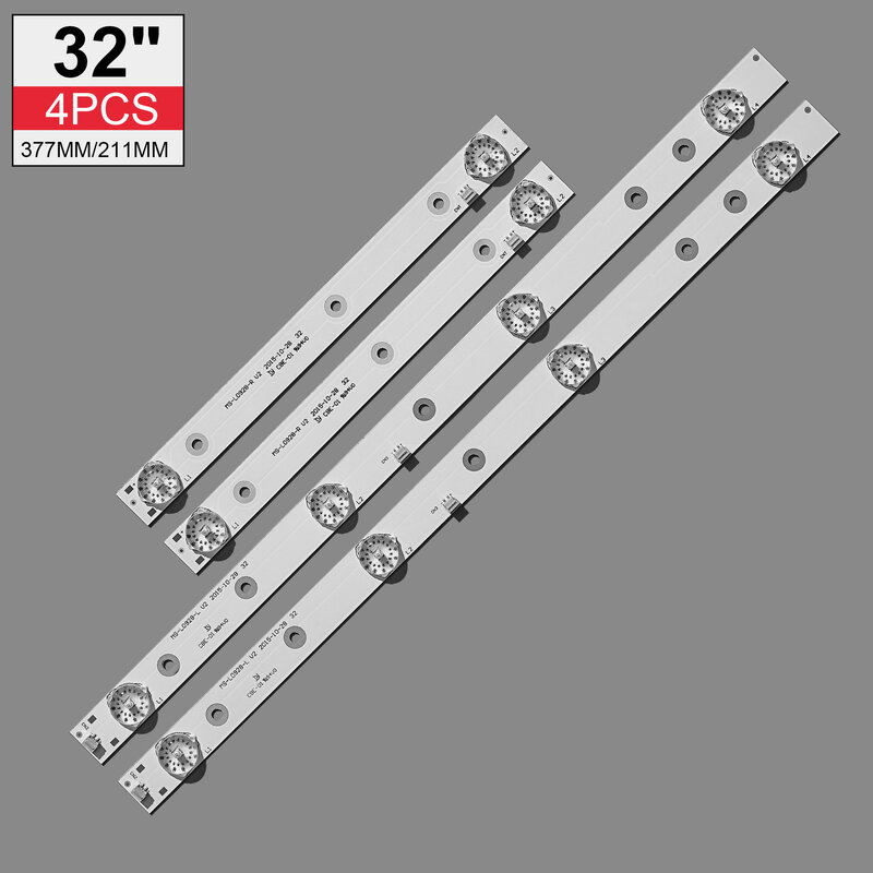 LED  Backlight strip For AKAI AKTV3221 32LED38P JS-D-JP3220-041EC E32F2000 D32-0A35 MS-L0928-R L V2 HV320WHB-N80