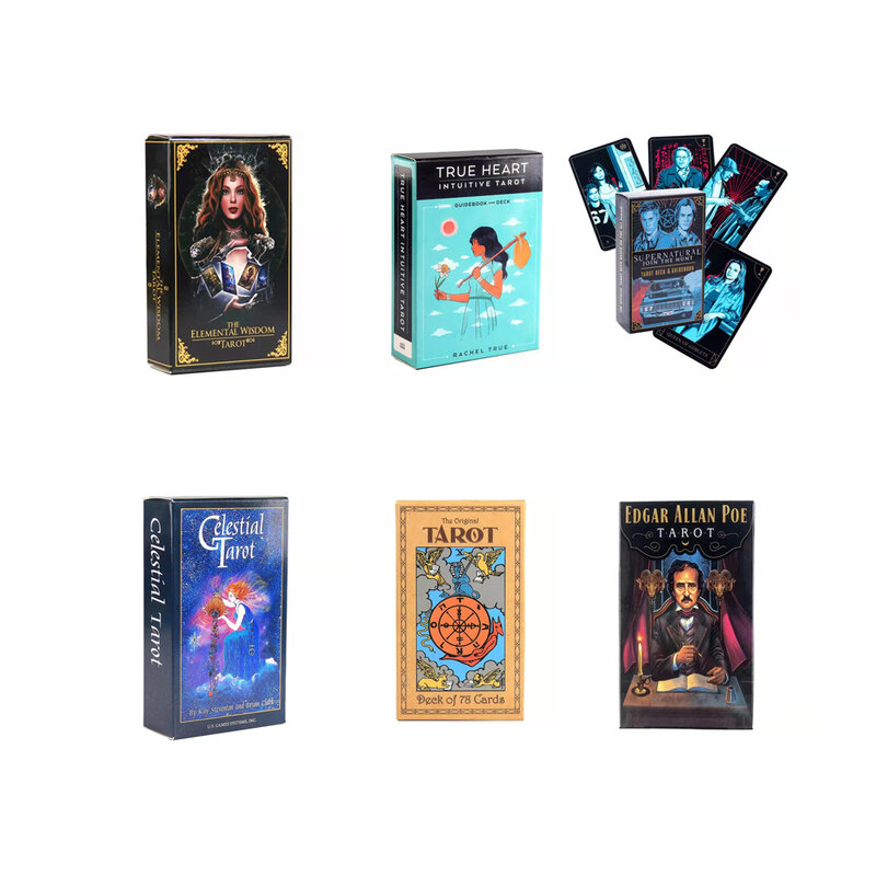 Variiert Beliebte Tarot Karten 78 Karten Set Divination Spiel Geschenk Für Party