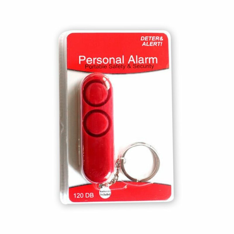 Alarma de defensa Personal con forma de huevo para mujer y niña, llavero fuerte con alarma de emergencia, protección de seguridad, 120dB