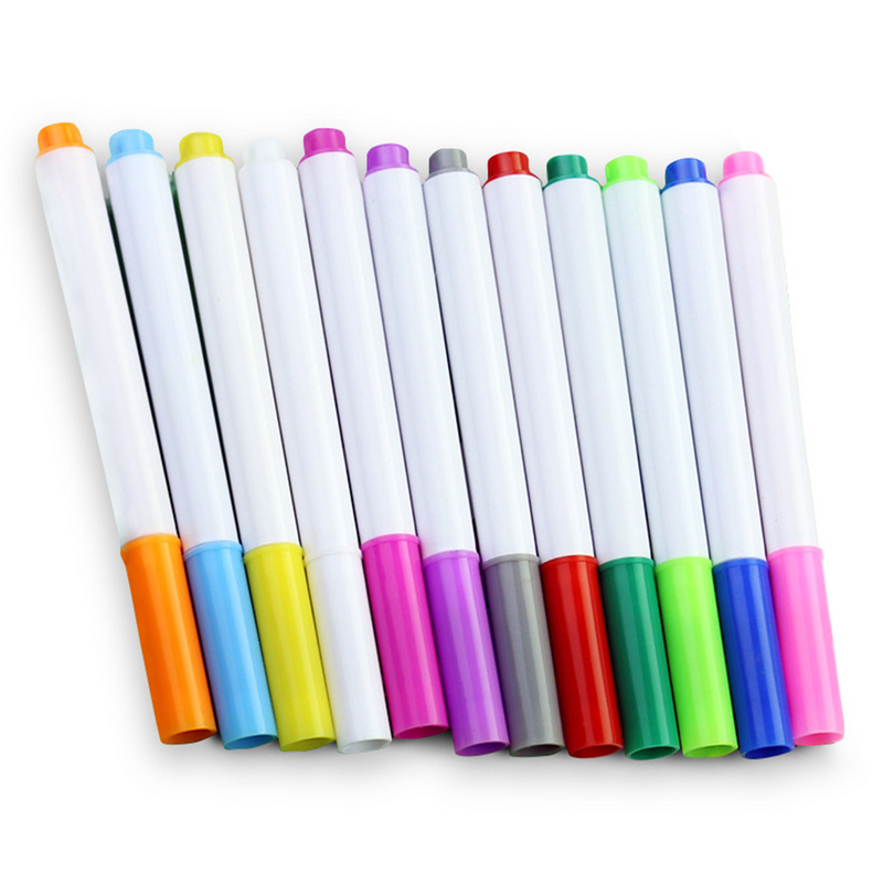 Picture Kids Painting for Water-soluble Chalk Teaching Water-soluble Chalk 24Pcs Pens