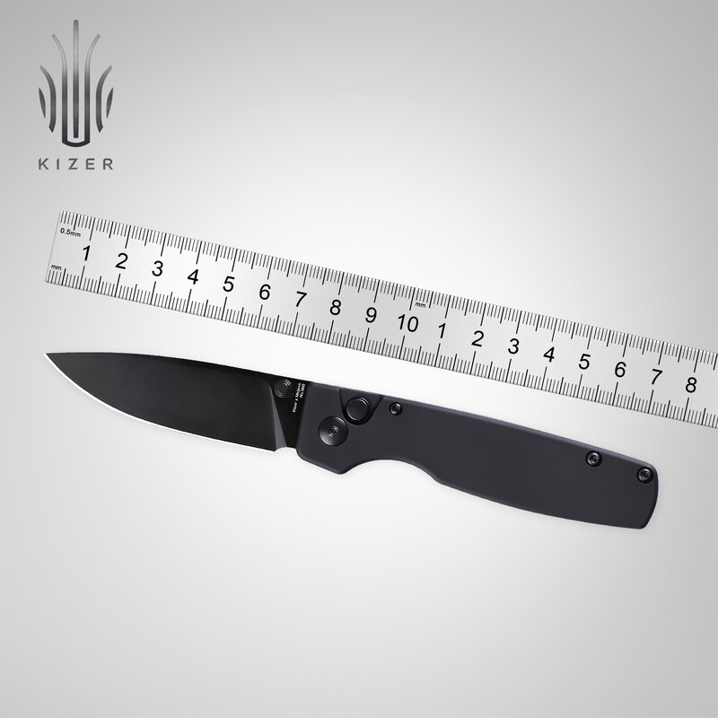 Kizer Mojave Exclusive Hunting Knife V3605E1/E2/E3 Original 154CM Steel EDC Pocket Knife 2022 New Aluminum Handle Button Knife