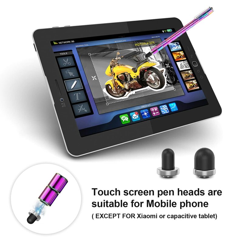 Verbeterde Magnetische Metalen Polar Pen Decompressie Touch Pen Multifunctionele Vervormbare Magneet Schrijven Pen Fidget Speelgoed Gift